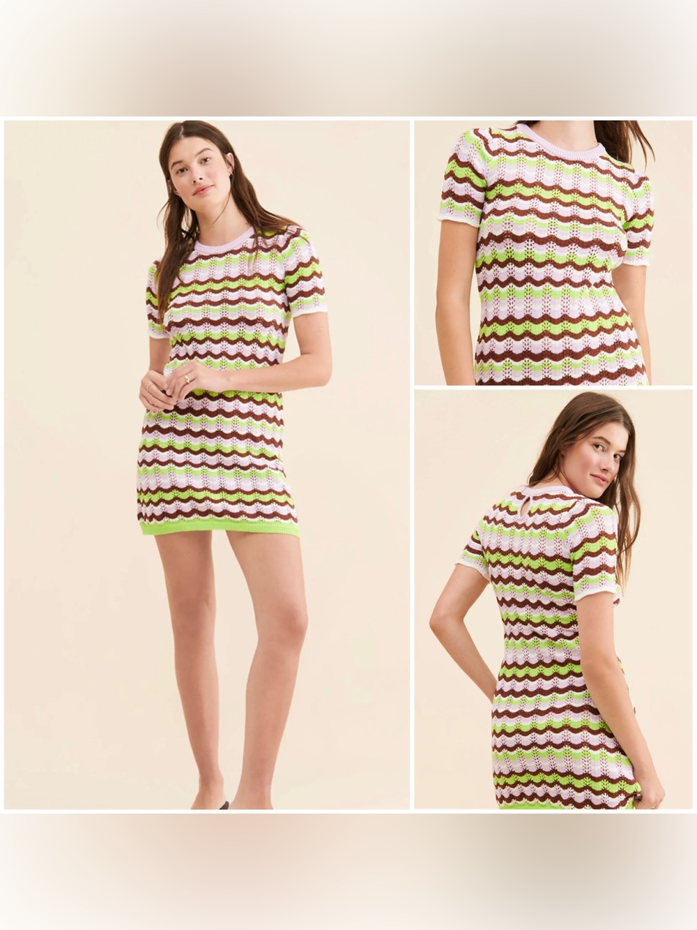 Hailey Mini Pointelle Dress